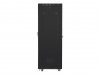 Lanberg Szafa instalacyjna rack stojąca 19 42U 600x800 czarna, drzwi perforowane lcd (flat pack)